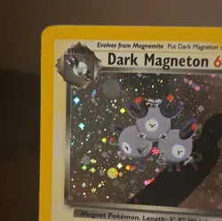 Pokemon Dark Magneton Team Rocket Holo Rare Vintage 11/82 English 1999 NM/LP - Image 2