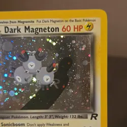 Pokemon Dark Magneton Team Rocket Holo Rare Vintage 11/82 English 1999 NM/LP - Image 3