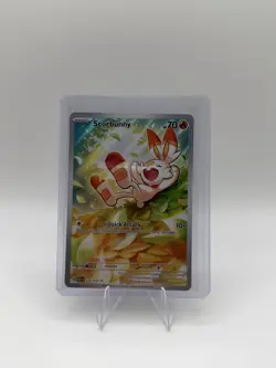 Pokemon TCG Scorbunny 225/217 Illustration Rare Holo Full Art English 70 HP - Image 3