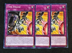 3x YuGiOh! - Time Engine MP25-EN425 Common 1st Edition Near Mint - Image 1