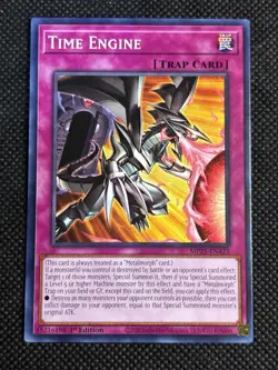3x YuGiOh! - Time Engine MP25-EN425 Common 1st Edition Near Mint - Image 2