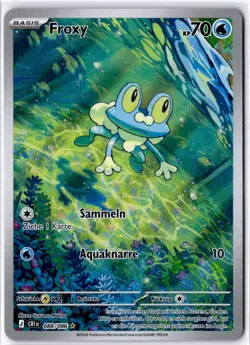 Pokemon Froxy 088/086 - Wachsendes Chaos - Illustration Rare Near Mint Deutsch - Image 1