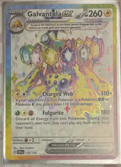 Pokemon TCG Galvantula EX 159/142 Stellar Crown Ultra Rare NM/M Condition - Image 1
