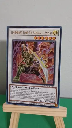 2025 Yugioh Legendary Lord Six Samurai- Enishi MP25-EN247 Ultra Rare 1st Edition - Image 2