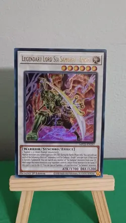 2025 Yugioh Legendary Lord Six Samurai- Enishi MP25-EN247 Ultra Rare 1st Edition - Image 3