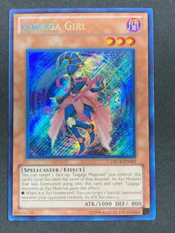 Yu-Gi-Oh Gagaga Girl ORCS-EN003 Secret Rare Unlimited MP/LP - Image 1