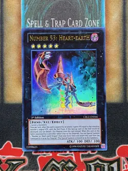 Yugioh Number 53: Heart-EartH CBLZ-EN046 Ultra Rare 1st Ed NM - Image 1