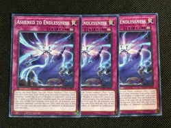 3x YuGiOh! - Ashened To Endlessness MP25-EN376 Common 1st Edition Near Mint - Image 1