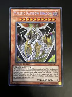 Konami Yu-Gi-Oh! Malefic Rainbow Dragon YMP1-EN005 Secret Rare Holo LE EN - Image 1