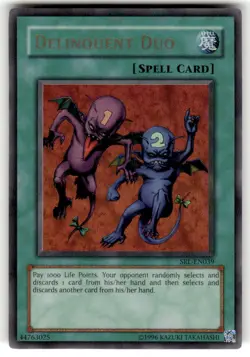 Delinquent Duo SRL-039 Ultra Rare Spell Ruler Yu-Gi-Oh Unlimited Near Mint - Image 1