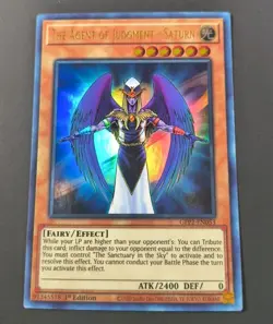 Yu-Gi-Oh! The Agent Of Judgment - Saturn Ultra Rare 1st Edition GFP2-EN053 LP - Image 1
