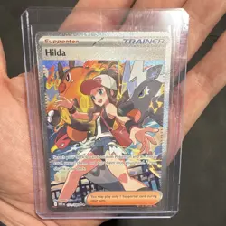 Pokemon Hilda 171/236 Cosmic Eclipse Full Art Holo Ultra Rare Trainer Card - Image 1