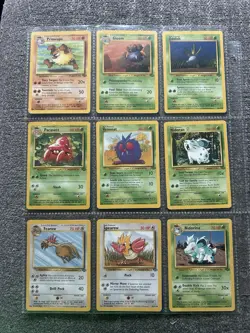 Pokemon TCG Jungle/Base Set 18 Card Lot Pikachu Pinsir 1999 - Image 2