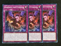 3x YuGiOh! - Ashened for Eternity MP25-EN337 Common 1st Edition Near Mint - Image 1