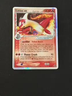 Pokemon TCG Latias EX Dragon Frontiers Holo Rare Card 95/101 Delta Species - Image 1