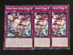 3x YuGiOh! - Goblin Biker Grand Pileup MP25-EN361 Common 1st Edition Near Mint - Image 1