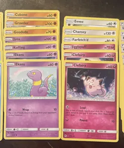 Pokemon Cards Hidden Fates Complete (35) set Common/Un-Common pack fresh - Image 3