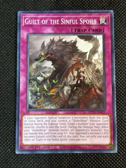 3x YuGiOh! - Guilt of the Sinful Spoils MP25-EN427 Common 1st Edition Near Mint - Image 2