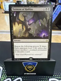 Magic The Gathering Torment Of Hailfire Playing Card - Image 1