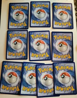 Pokemon 10 card Lot Mewtwo EX GX V Holo Holographic full Art Pikachu Birthday - Image 2