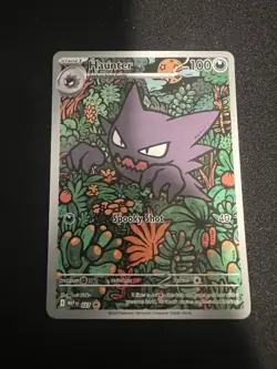 Haunter27 Black Star Promo Illustration Rare Pokemon Mega Battle Deck Card 27-NM - Image 1