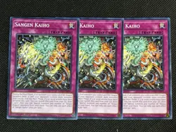 3x YuGiOh! - Sangen Kaiho MP25-EN395 Common 1st Edition Near Mint - Image 1