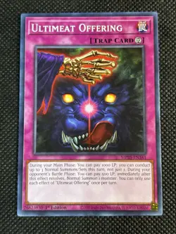 3x YuGiOh! - Ultimeat Offering MP25-EN341 Common 1st Edition Near Mint - Image 2