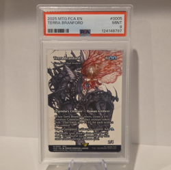 Wizards of the Coast MTG Terra Branford FCA 0005 Mythic Showcase EN Blue PSA 9 - Image 1