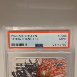 Wizards of the Coast MTG Terra Branford FCA 0005 Mythic Showcase EN Blue PSA 9 - Image 3
