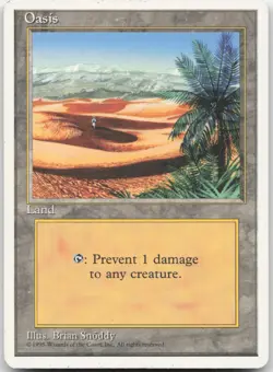 Oasis - Fourth Edition - Uncommon - Magic: The Gathering - Image 1