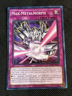 3x YuGiOh! - Max Metalmorph MP25-EN424 Common 1st Edition Near Mint - Image 2