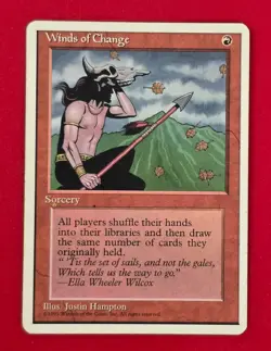 Winds of Change MTG Core Set 4th Edition Regular MP MTG Magic Ships FAST - Image 1