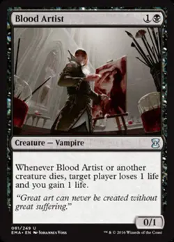 Blood Artist - Foil Light Play, English Magic the Gathering MTG Eternal Masters - Image 1