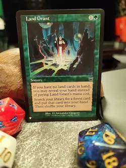 MTG Land Grant - The List - Mercadian Masques #255/350 - Image 1