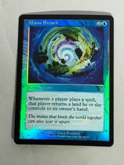 MTG FOIL Mana Breach 7th Edition Magic the Gathering - Image 1