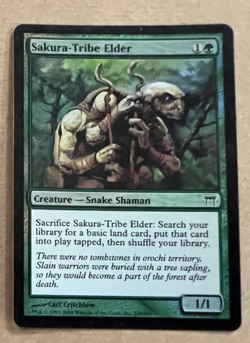 Foil - Sakura-Tribe Elder - Champions of Kamigawa - MTG - Magic the Gathering - Image 1