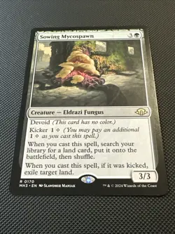 MTG Sowing Mycospawn 0170 Modern Horizons 3 NM - Image 2