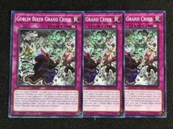 3x YuGiOh! - Goblin Biker Grand Crisis MP25-EN428 Common 1st Edition Near Mint - Image 1