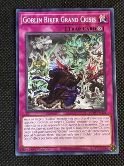 3x YuGiOh! - Goblin Biker Grand Crisis MP25-EN428 Common 1st Edition Near Mint - Image 2