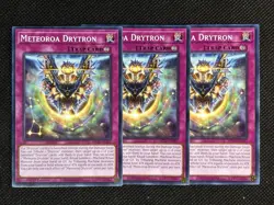 3x YuGiOh! - Meteoroa Drytron MP25-EN397 Common 1st Edition Near Mint - Image 1