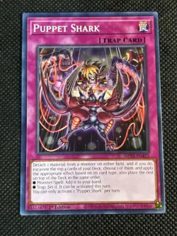 3x YuGiOh! - Puppet Shark MP25-EN423 Common 1st Edition Near Mint - Image 2