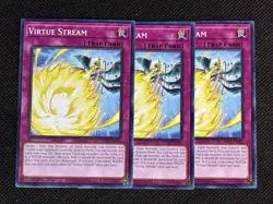 3x YuGiOh! - Virtue Stream MP25-EN421 Common 1st Edition Near Mint - Image 1