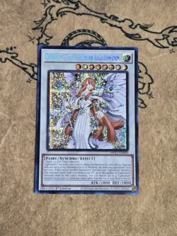 Yugioh Minerva, the Athenian Lightsworn MP25-EN069 Prismatic Secret Rare NM - Image 1