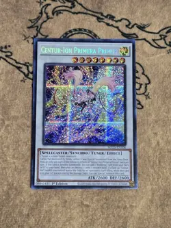Yugioh Centur-Ion Primera Primus MP25-EN106 1st Edition Prismatic Secret Rare NM - Image 1