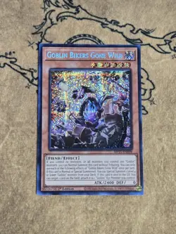 Yugioh Goblin Bikers Gone Wild MP25-EN098 1st Edition Prismatic Secret Rare NM - Image 1