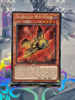 BLTR-EN107 TRI-BRIGADE MERCOURIER SECRET RARE 1st EDITION NEAR MINT YuGiOh TCG - Image 1