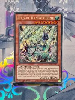 BLTR-EN081 ICEJADE RAN AEGIRINE SECRET RARE 1st EDITION NEAR MINT YuGiOh TCG - Image 1