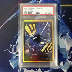 PSA9 Don!! Card Roronoa Zoro Gold Frame PRB-01 2024 One Piece CCGgame From Japan - Image 3