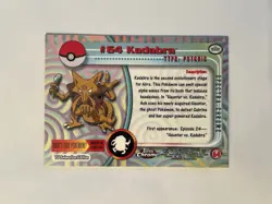 Topps 2000 Kadabra #64 Pokemon Spectra Chrome Refractor Card - Image 2