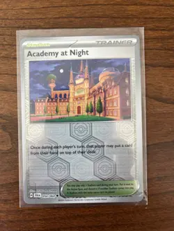 Academy at Night 054/064 Sv: Shrouded Fable Reverse Holo Pokemon Card Pokemon - Image 1